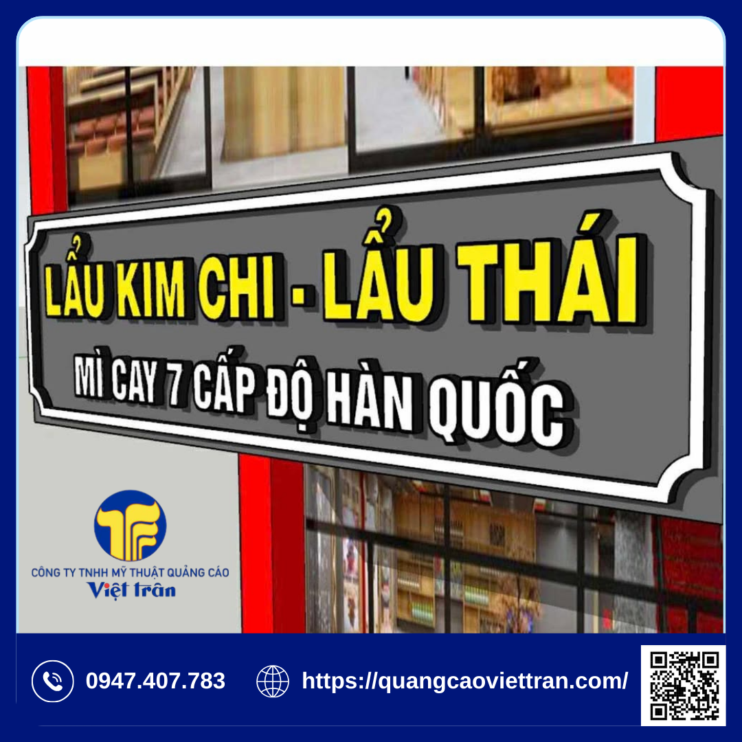 Thi công bảng hiệu
