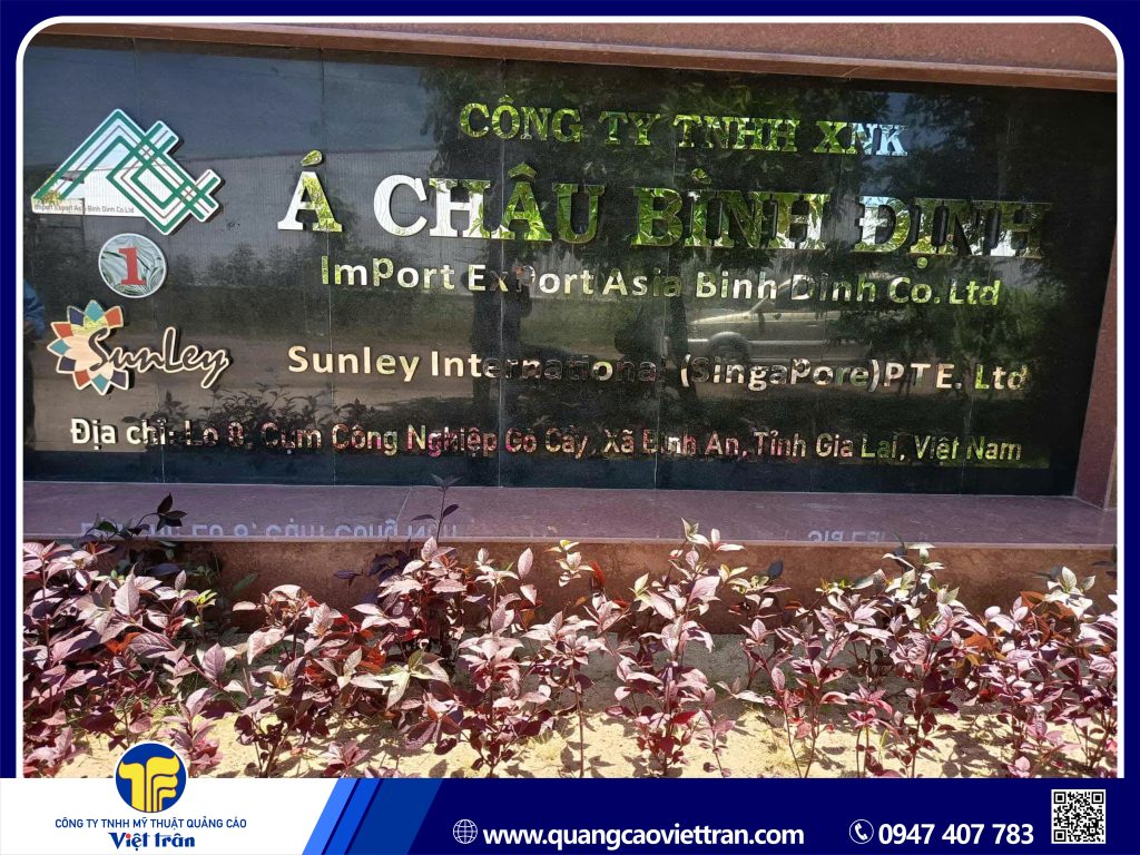 Top 3 lí do nên chọn bảng hiệu chữ INOX và nền đá hoa cương